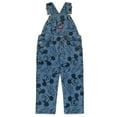 thumbnail image 1 of Disney Mickey Mouse Goofy Donald Duck Toddler Boys Bib Overalls Infant to Big Kid, 1 of 5