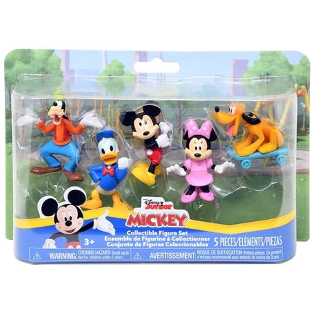 Disney Mickey Mouse Goofy, Donald, Mickey, Minnie & Pluto Mini Figure 5-Pack