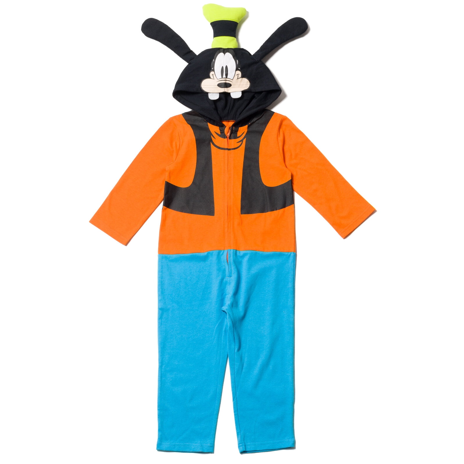 Disney Mickey Mouse Goofy Infant Baby Boys Zip Up Cosplay Coverall