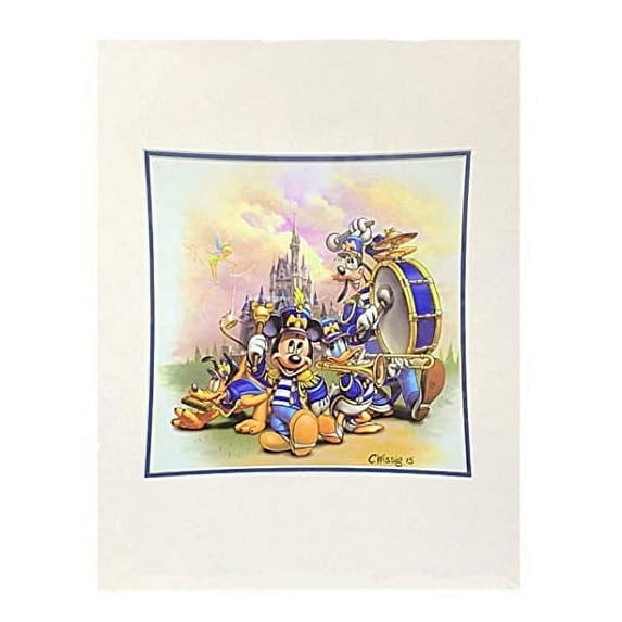 Disney Mickey Bandleader Print Poster Wall Art by Charles Wissig