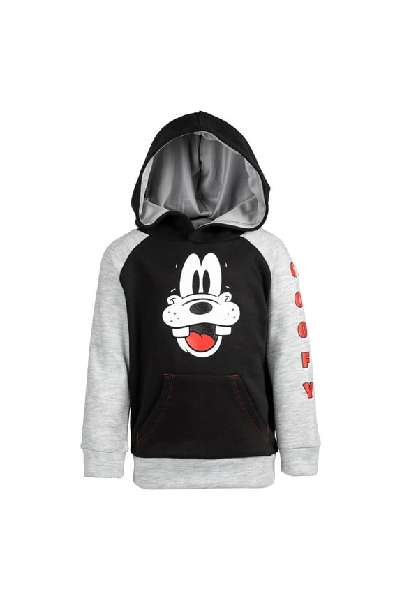 Mickey Mouse Goofy Toddler Boys Fleece Hoodie Toddler to Big Kid