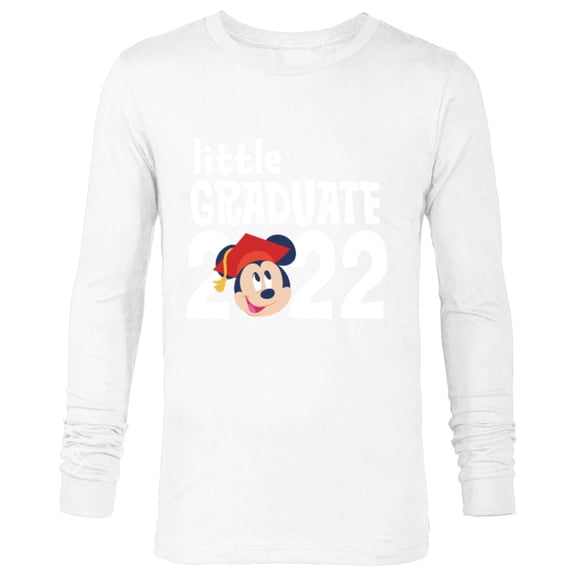 Disney Mickey Mouse Grad Little Graduate 2022 - Long Sleeve T-Shirt for Men - Customized-White