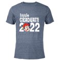 thumbnail image 1 of Disney Mickey Mouse Grad Little Graduate 2022 - Short Sleeve Blended T-Shirt for Adults - Customized-Navy Heather, 1 of 5