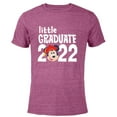 thumbnail image 1 of Disney Mickey Mouse Grad Little Graduate 2022 - Short Sleeve Blended T-Shirt for Adults - Customized-Purple, 1 of 5