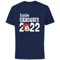 thumbnail image 1 of Disney Mickey Mouse Grad Little Graduate 2022 - Short Sleeve Cotton T-Shirt for Adults - Customized-Navy, 1 of 5