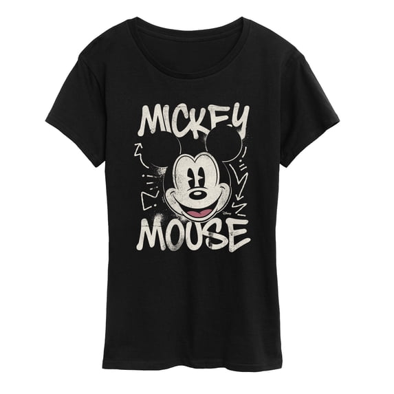 Disney - Mickey Mouse Graffiti - Women's Short Sleeve Graphic T-Shirt