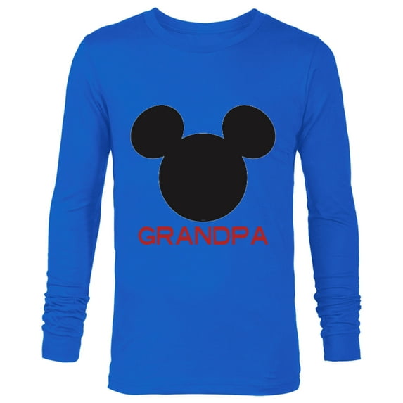 Disney Mickey Mouse Grandpa Family - Long Sleeve T-Shirt for Men – Customized-Royal