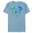 thumbnail image 1 of Disney Mickey Mouse Green Tie Dye - Short Sleeve Blended T-Shirt for Adults - Customized-Ocean Blue, 1 of 5