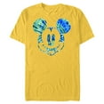 thumbnail image 1 of Disney Mickey Mouse Green Tie Dye - Short Sleeve Blended T-Shirt for Adults - Customized-Yellow, 1 of 5
