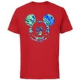 thumbnail image 1 of Disney Mickey Mouse Green Tie Dye - Short Sleeve Cotton T-Shirt for Adults - Customized-Red, 1 of 5
