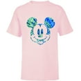 thumbnail image 1 of Disney Mickey Mouse Green Tie Dye - Short Sleeve T-Shirt for Kids - Customized-Soft Pink, 1 of 5
