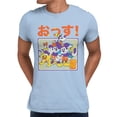 thumbnail image 1 of Disney Mickey Mouse Group Selfie Burst Background Men's T Shirt (Light Blue, S-XXXL), 1 of 4