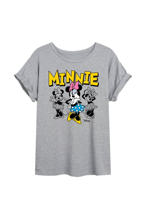- Mickey Mouse Group - Womens Oversized Graphic T-Shirt