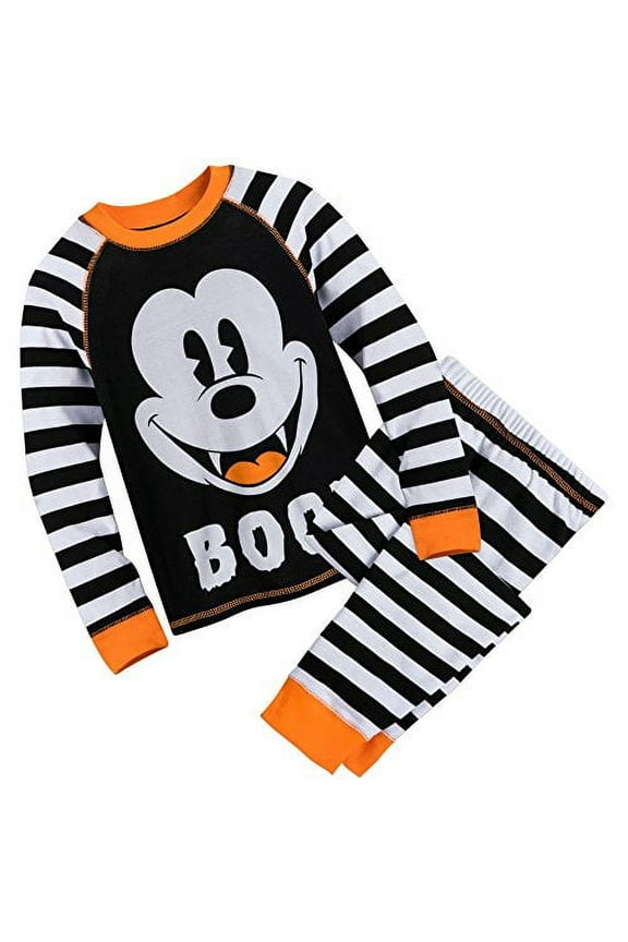 Mickey Mouse Halloween 'BOO' Pajama Set for Boys Size 4