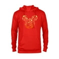 thumbnail image 1 of Disney Mickey Mouse Halloween Ghosts & Pumpkins Gradient - Pullover Hoodie for Adults - Customized-Red, 1 of 5