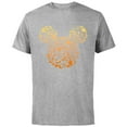 thumbnail image 1 of Disney Mickey Mouse Halloween Ghosts & Pumpkins Gradient - Short Sleeve Cotton T-Shirt for Adults - Customized-Athletic Heather, 1 of 5