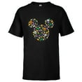thumbnail image 1 of Disney Mickey Mouse Halloween Head Icon Pumpkins and Candy - Short Sleeve T-Shirt for Kids - Customized-Black, 1 of 5