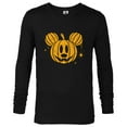 thumbnail image 1 of Disney Mickey Mouse Halloween Jack-o’-Lantern Distressed - Long Sleeve T-Shirt for Men - Customized-Black, 1 of 5