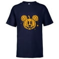 thumbnail image 1 of Disney Mickey Mouse Halloween Jack-o’-Lantern Distressed - Short Sleeve T-Shirt for Kids - Customized-Athletic Navy, 1 of 5