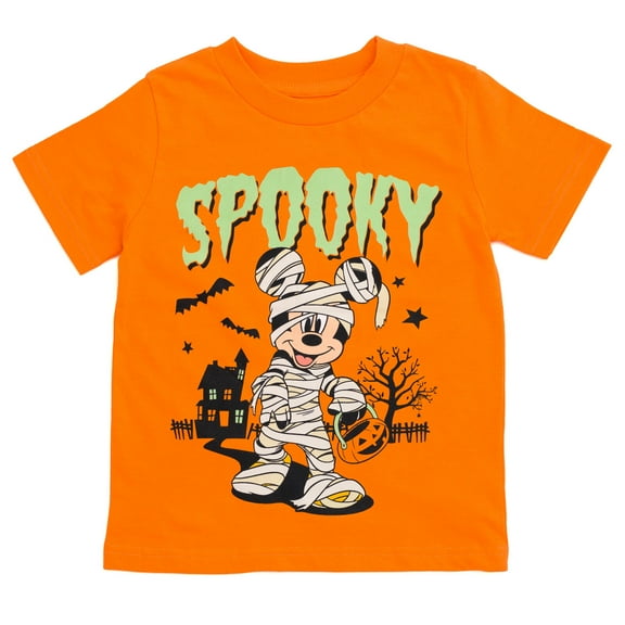 Disney Mickey Mouse Halloween Little Boys T-Shirt Toddler to Big Kid