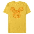 thumbnail image 1 of Disney Mickey Mouse Halloween Silhouette - Short Sleeve Blended T-Shirt for Adults - Customized-Yellow, 1 of 5