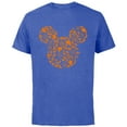 thumbnail image 1 of Disney Mickey Mouse Halloween Silhouette - Short Sleeve Cotton T-Shirt for Adults - Customized-Royal Heather, 1 of 5
