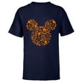 thumbnail image 1 of Disney Mickey Mouse Halloween Silhouette - Short Sleeve T-Shirt for Kids - Customized-Navy, 1 of 5