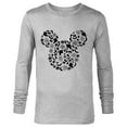 thumbnail image 1 of Disney Mickey Mouse Halloween Spooky Fun - Long Sleeve T-Shirt for Men - Customized-Athletic Heather, 1 of 5