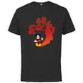thumbnail image 1 of Disney Mickey Mouse Halloween Spooky Scary Shadows Vampire - Short Sleeve Cotton T-Shirt for Adults - Customized-Black, 1 of 5
