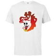 thumbnail image 1 of Disney Mickey Mouse Halloween Spooky Scary Shadows Vampire - Short Sleeve Cotton T-Shirt for Adults - Customized-White, 1 of 5
