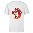 thumbnail image 1 of Disney Mickey Mouse Halloween Spooky Scary Shadows Vampire - Short Sleeve T-Shirt for Kids - Customized-White, 1 of 5