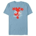 thumbnail image 1 of Disney Mickey Mouse Happiness is a State of Mind - Short Sleeve Blended T-Shirt for Adults - Customized-Ocean Blue, 1 of 5