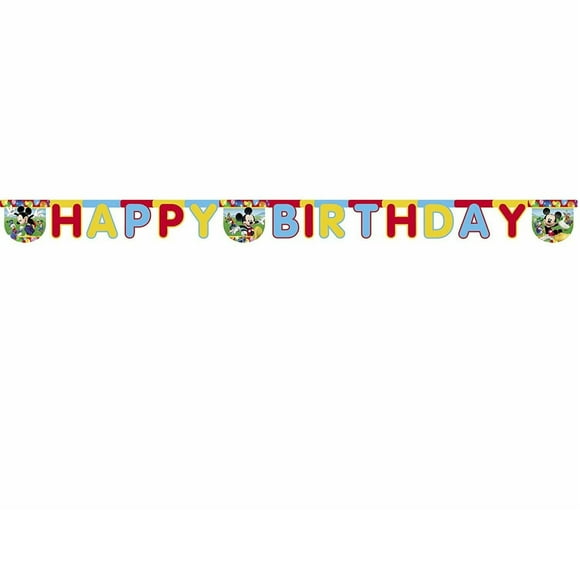 Disney Mickey Mouse Happy Birthday Banner