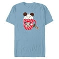 thumbnail image 1 of Disney Mickey Mouse Happy Christmas Hot Chocolate Cocoa Mug - Short Sleeve Blended T-Shirt for Adults - Customized-Ocean Blue, 1 of 5