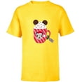 thumbnail image 1 of Disney Mickey Mouse Happy Christmas Hot Chocolate Cocoa Mug - Short Sleeve T-Shirt for Kids - Customized-Yellow, 1 of 5