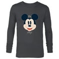 thumbnail image 1 of Disney Mickey Mouse Happy Face Christmas Holiday Oh Joy! - Long Sleeve T-Shirt for Men - Customized-Charcoal Heather, 1 of 5