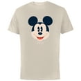 thumbnail image 1 of Disney Mickey Mouse Happy Face Christmas Holiday Oh Joy! - Short Sleeve Cotton T-Shirt for Adults - Customized-Natural, 1 of 5