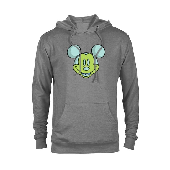 Disney Mickey Mouse Happy Smiling Face Retro Pop Art - Pullover Hoodie for Adults - Customized-Athletic Heather