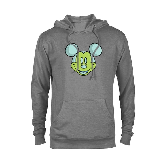Disney Mickey Mouse Happy Smiling Face Retro Pop Art - Pullover Hoodie for Adults - Customized-Athletic Heather