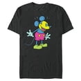 thumbnail image 1 of Disney Mickey Mouse Happy Surprise Retro Pop Art - Short Sleeve Blended T-Shirt for Adults - Customized-Dark Heather, 1 of 5