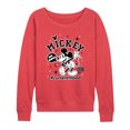 thumbnail image 1 of Disney - Mickey Mouse - Hashtag Current Mood - Women's Lightweight French Terry Pullover, 1 of 1