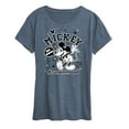 thumbnail image 1 of Disney - Mickey Mouse - Hashtag Current Mood - Women's Short Sleeve Graphic T-Shirt, 1 of 5