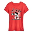 thumbnail image 1 of Disney - Mickey Mouse - Hashtag Current Mood - Women's Short Sleeve Graphic T-Shirt, 1 of 5