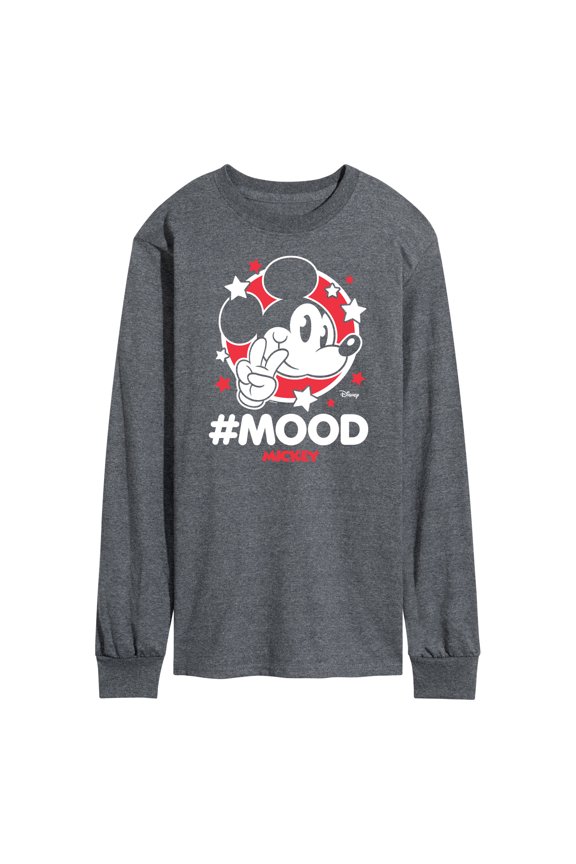 - Mickey Mouse - Hashtag Mood - Men's Long Sleeve T-Shirt