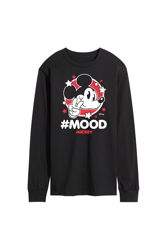 - Mickey Mouse - Hashtag Mood - Men's Long Sleeve T-Shirt