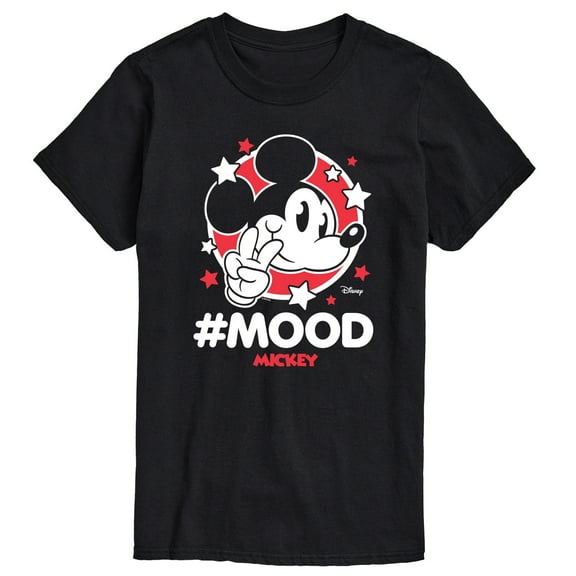 Disney - Mickey Mouse - Hashtag Mood - Men's Short Sleeve Graphic T-Shirt