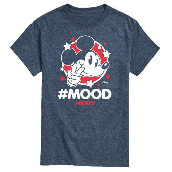 Disney - Mickey Mouse - Hashtag Mood - Men's Short Sleeve Graphic T-Shirt