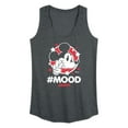 thumbnail image 1 of Disney - Mickey Mouse - Hashtag Mood - Women's Racerback Tank Top, 1 of 4