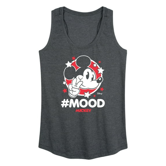 Disney - Mickey Mouse - Hashtag Mood - Women's Racerback Tank Top