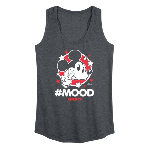 Disney - Mickey Mouse - Hashtag Mood - Women's Racerback Tank Top